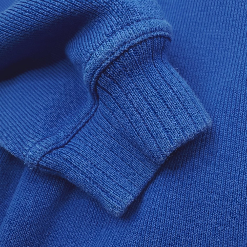 Vintage St. Croix Sweater Men Large Blue Quarter Zip Pullover Mock Neck Made USA - Picture 5 of 15